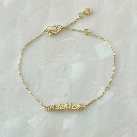Kate Spade Jewelry - Kate Spade • Say Yes Sidekick Gold Bracelet